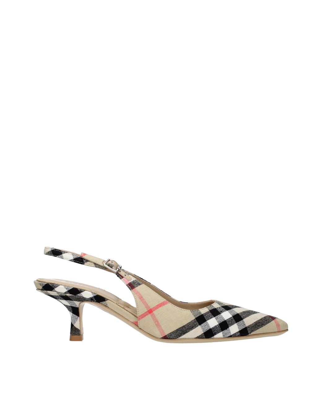 Burberry Metallic Sandals Fabric