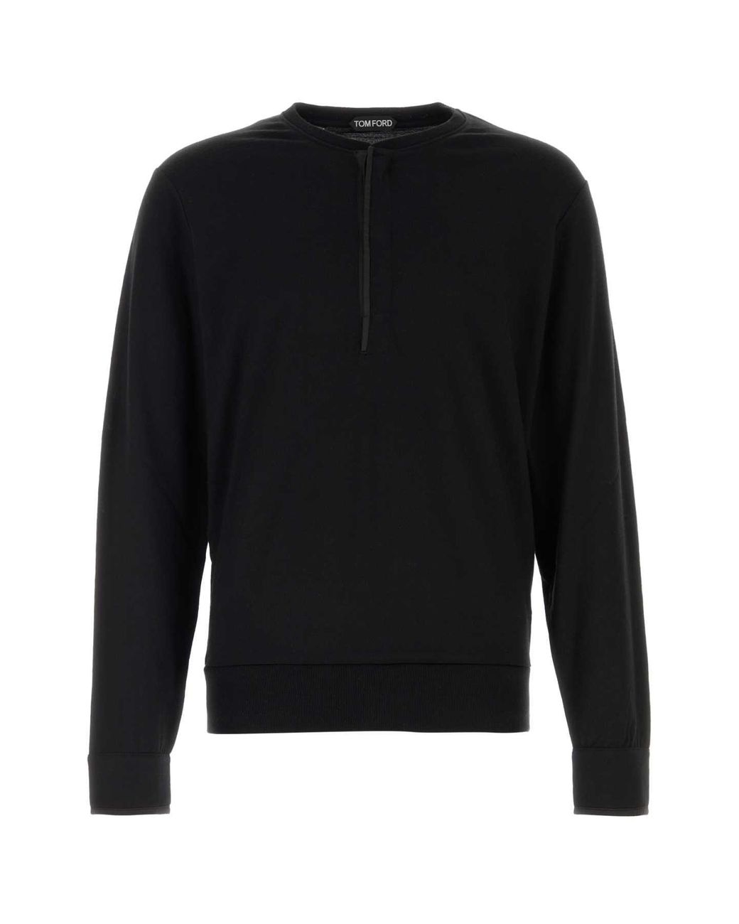 Tom Ford Black Crew Neck Sweaters for men