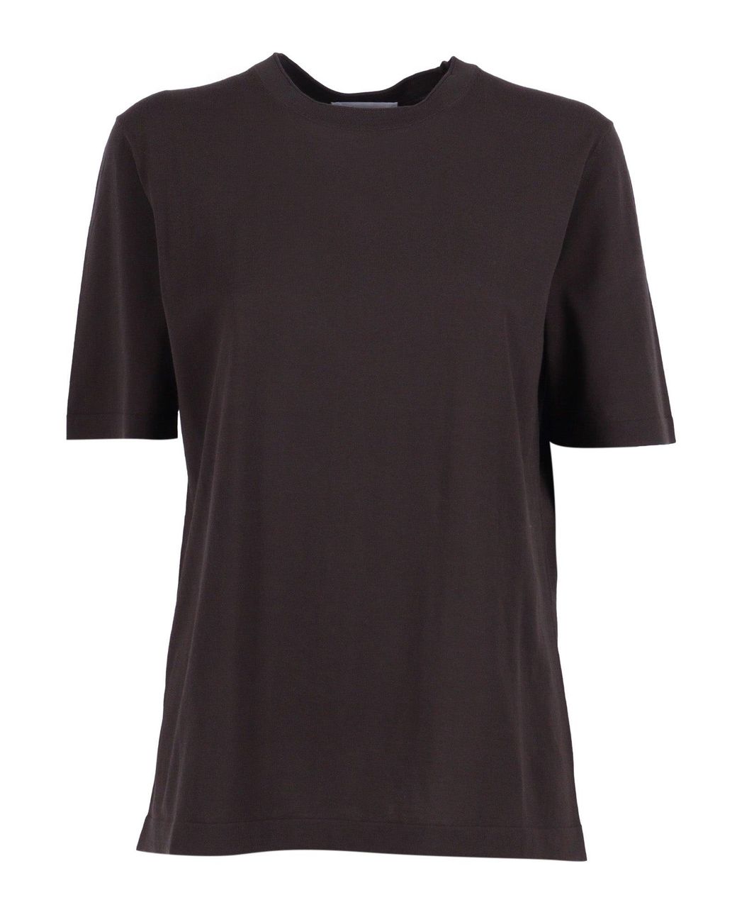 Kangra Cashmere Black Girocollo M Manica Rasato Calato