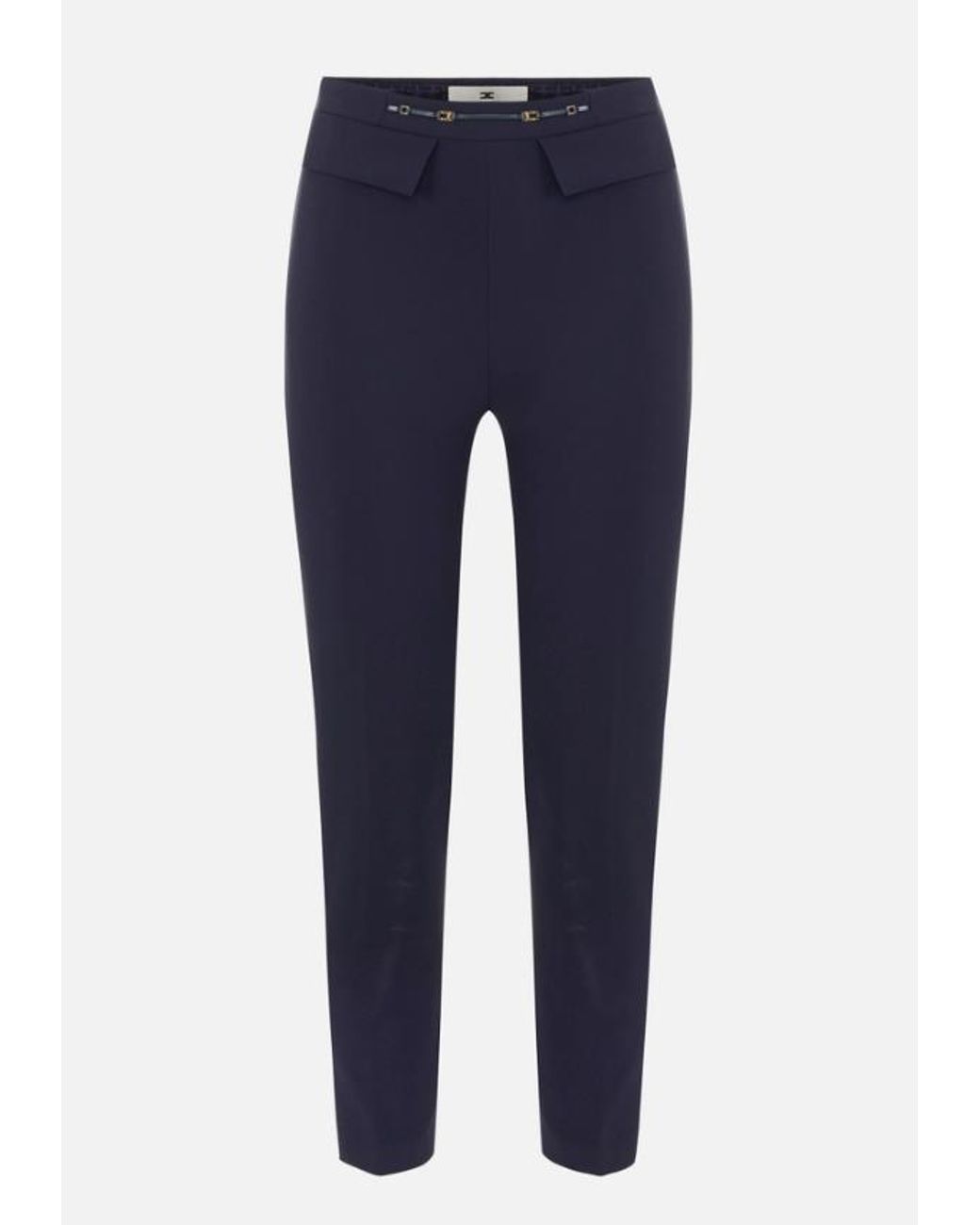 Elisabetta Franchi Blue Trousers
