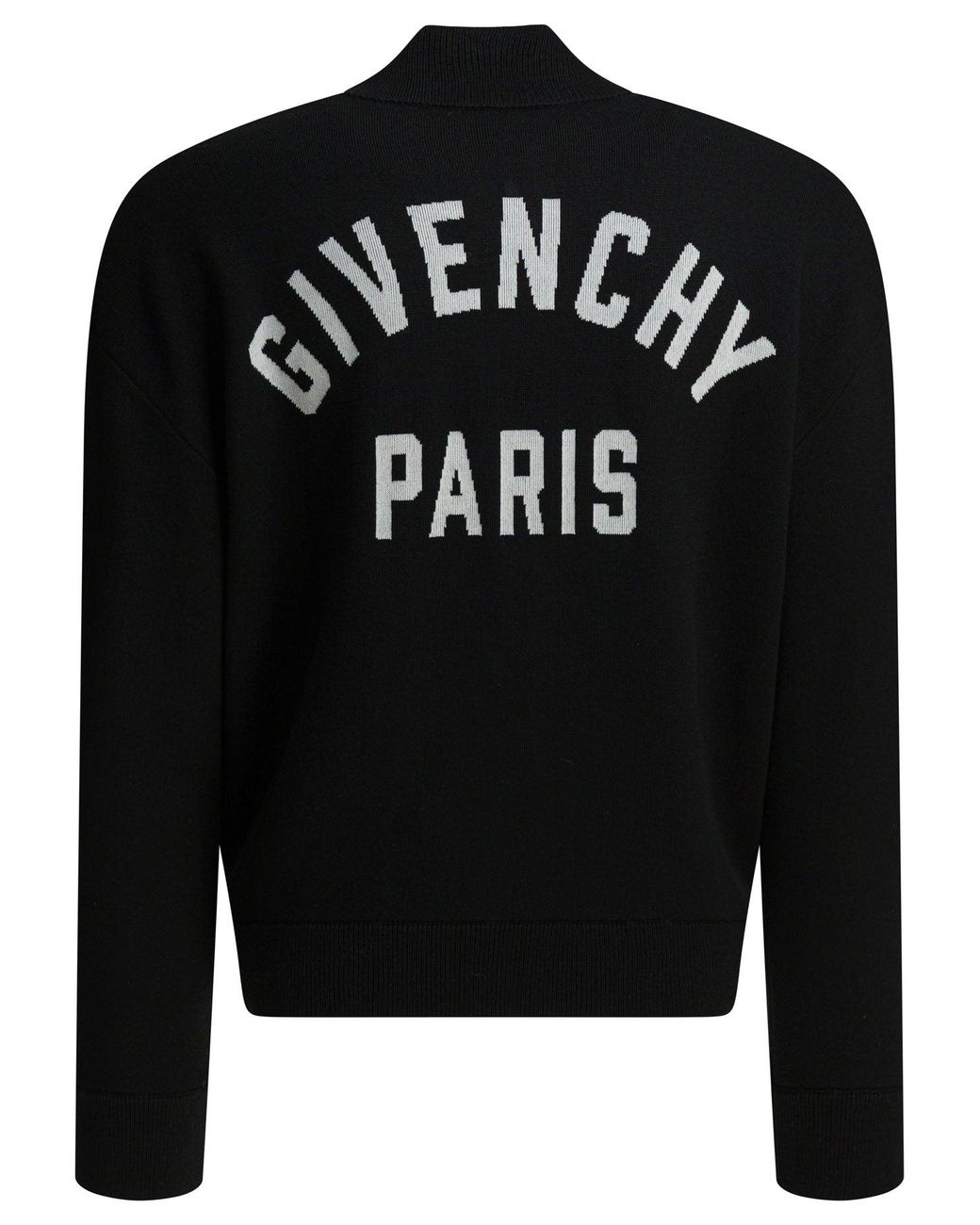 Givenchy Black "Couture Seam" Zip Sweater for men
