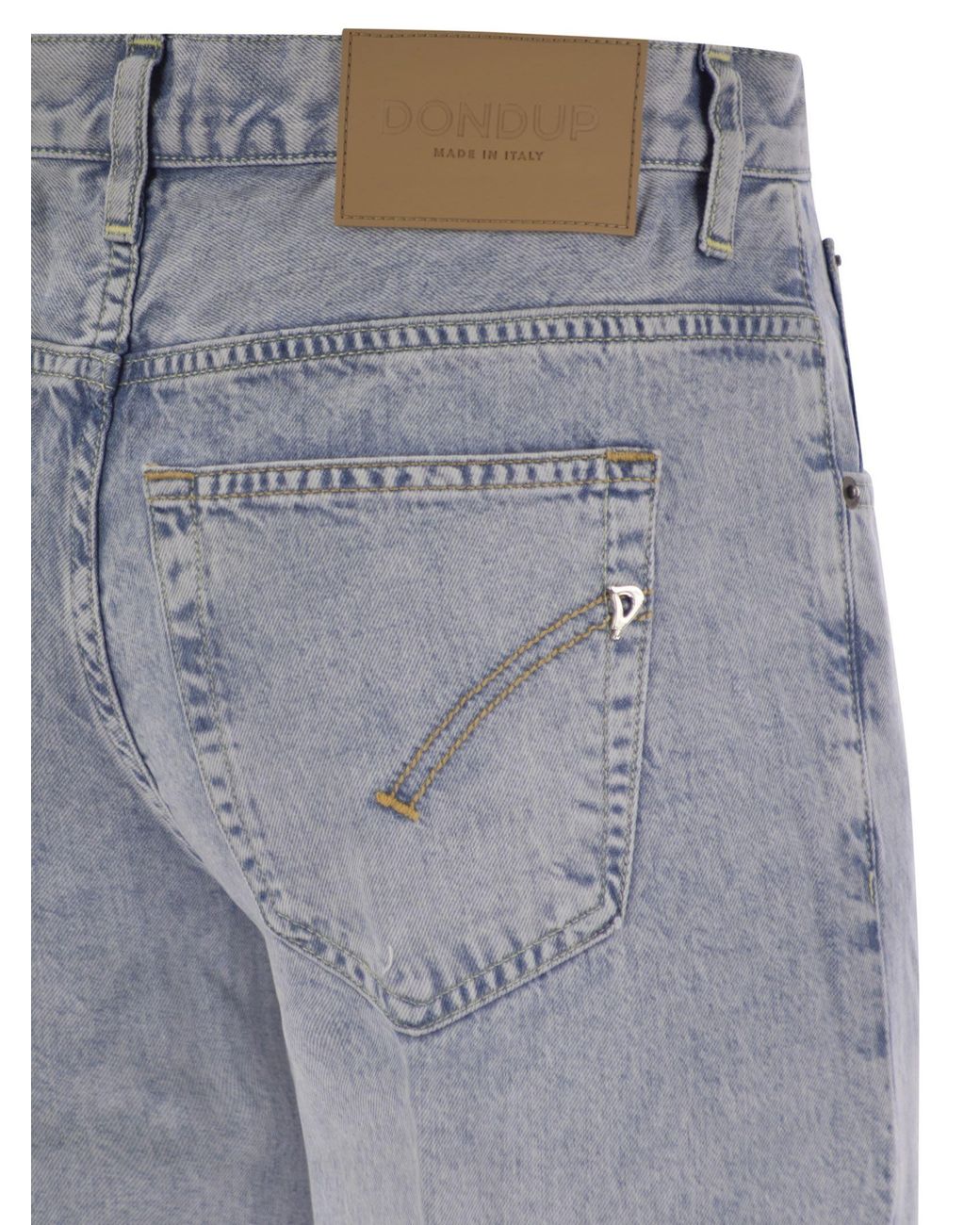 Dondup Gray Jacklyn Wide Leg Jeans