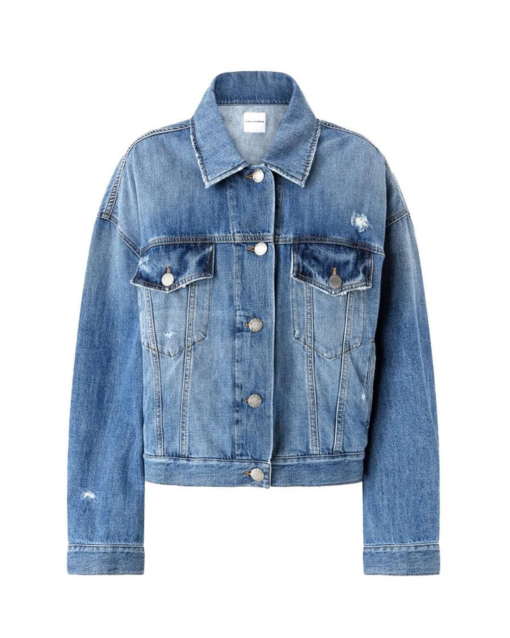 Pinko Blue Light Wash Denim Jacket