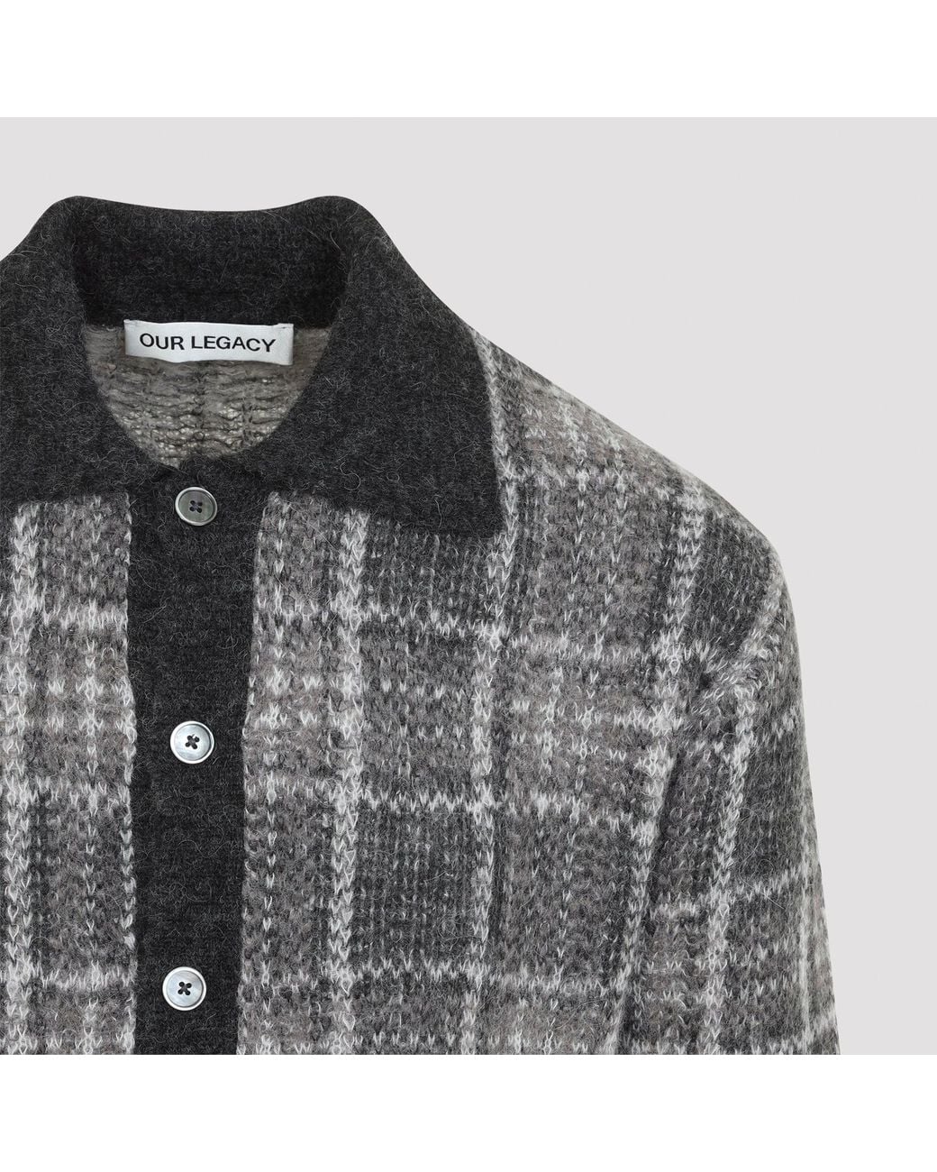 Our Legacy Gray Evening Polo Sweater Polo Neck for men