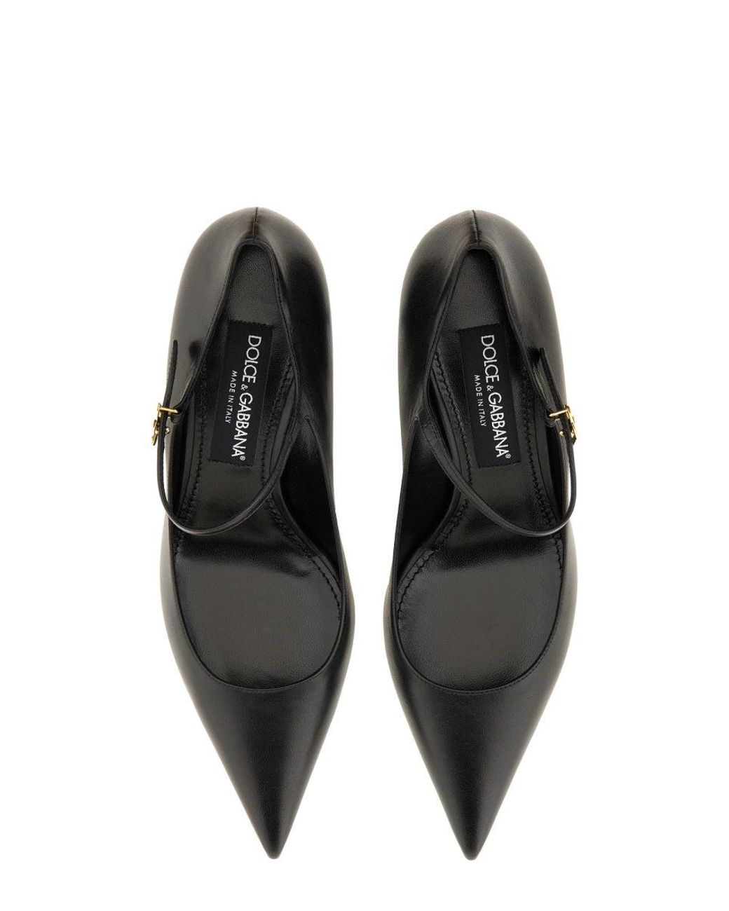 Dolce & Gabbana Black Leather Pumps