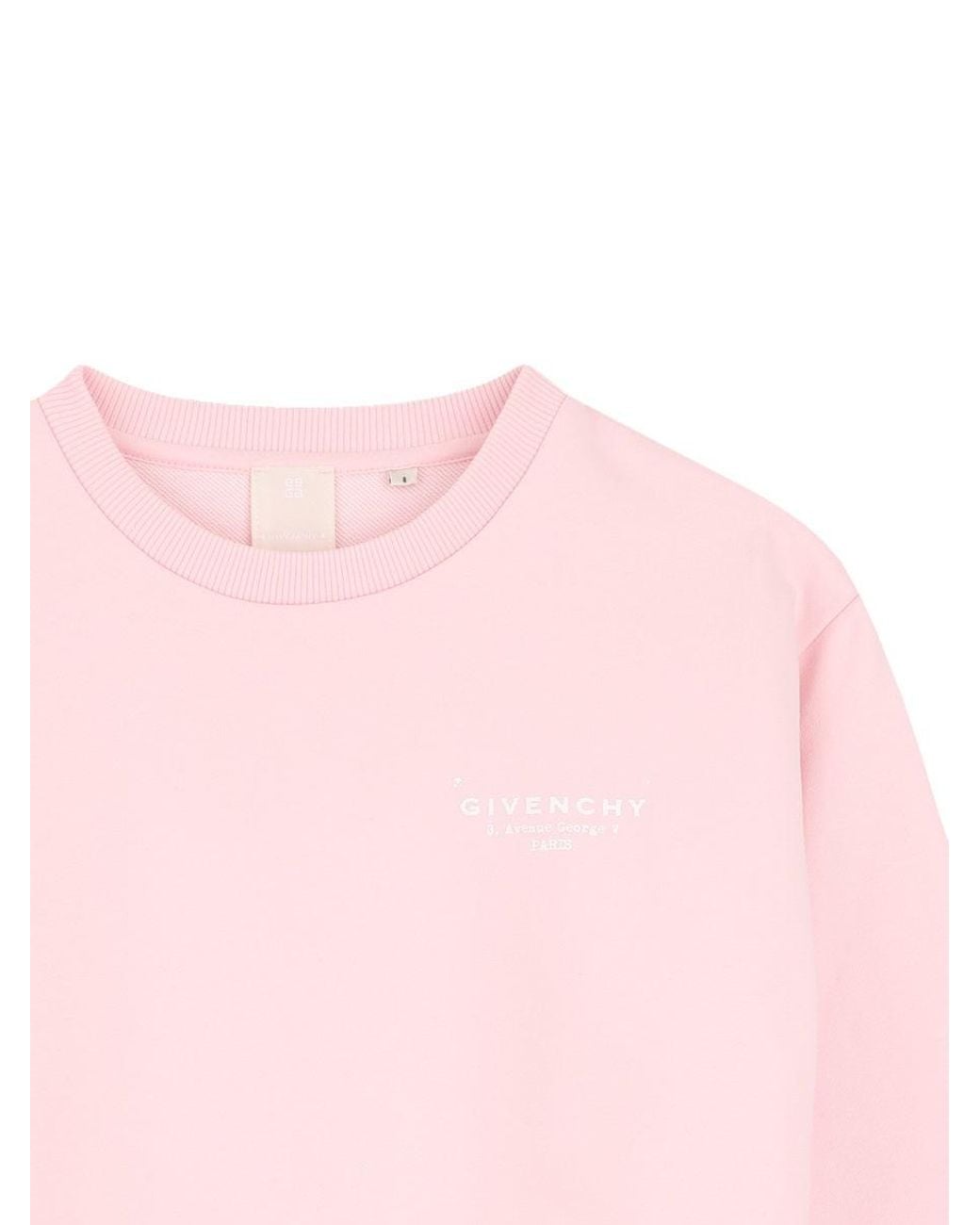 Givenchy Pink Felpa Con Logo