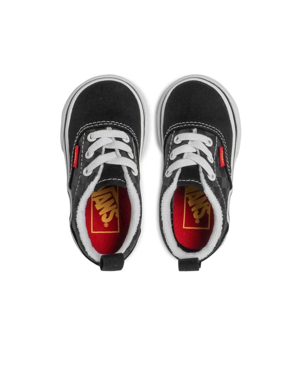 Vans Black Sneaker "Era Elastic Lace (Flame Logo)