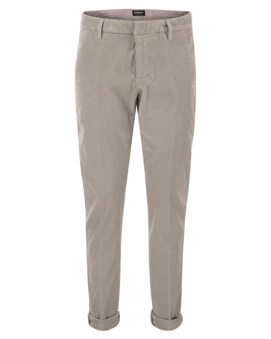 Dondup Gray Gaubert Slim Milleraies Trousers