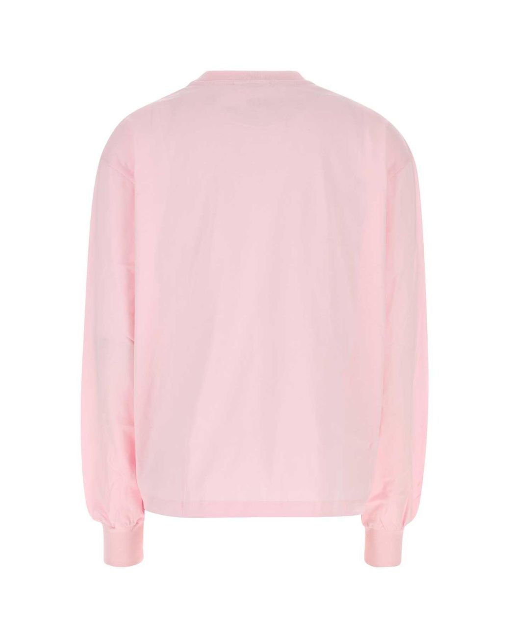 Ganni Pink Cotton T-shirt
