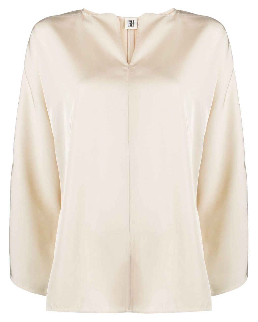 By Malene Birger Natural Calias V-Neck Blouse