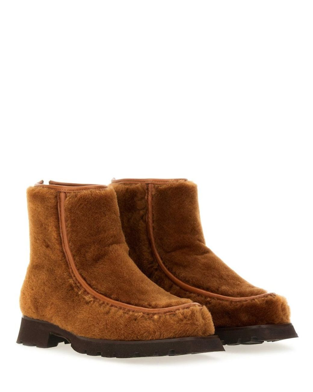 Hereu Brown Zipper Armenta Boot