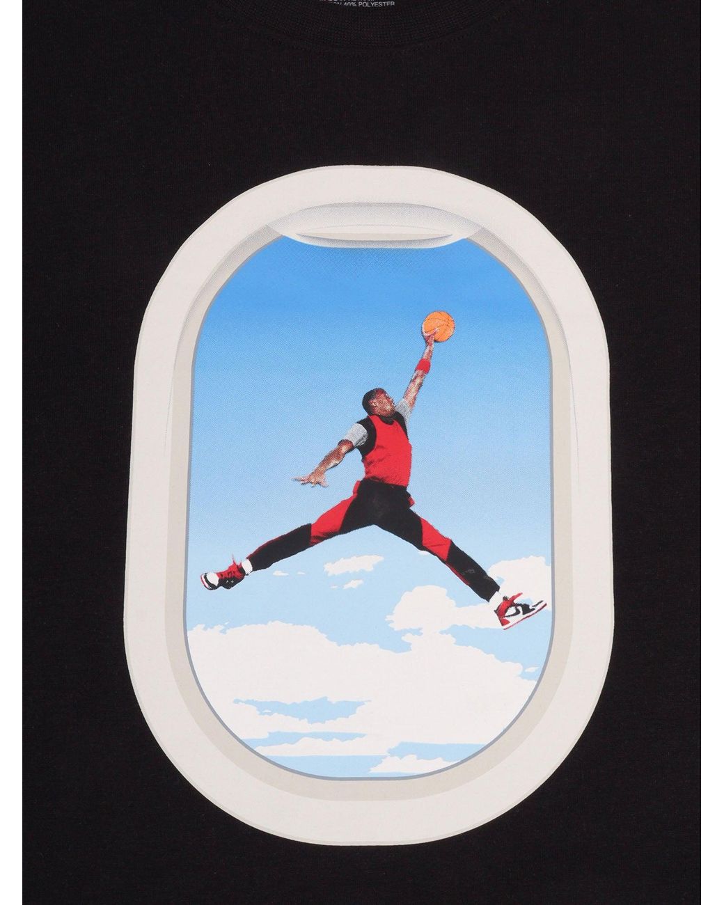 Nike Black Jdb Air Plane Window Ss