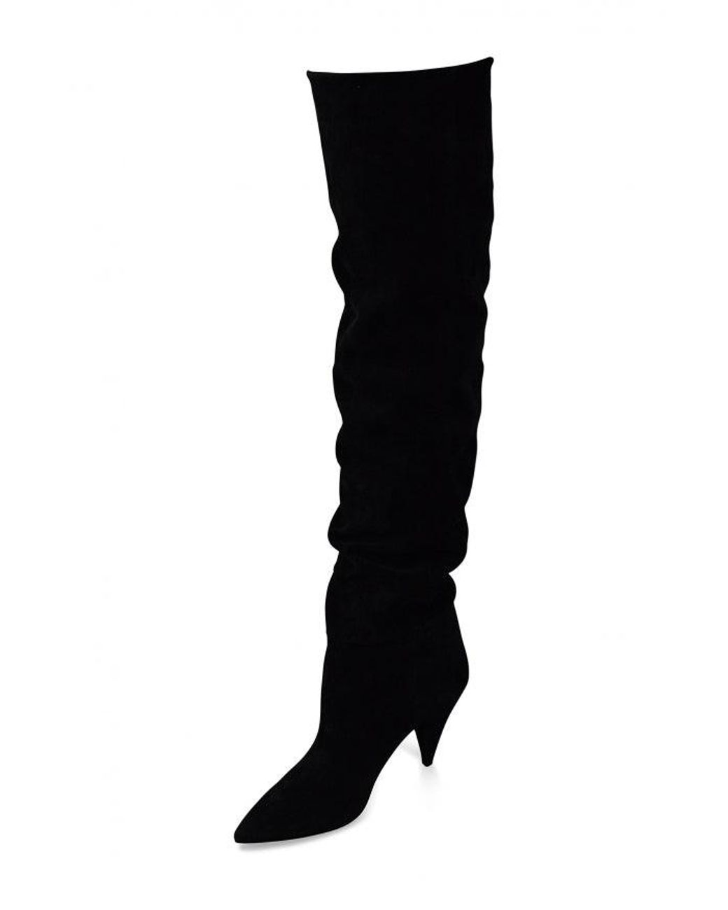 Saint Laurent Black Era 85 Over-The-Knee Boots