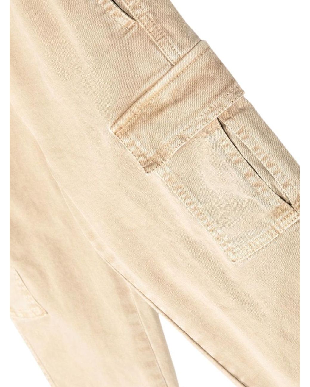 Aspesi White Pants With Large Pockets
