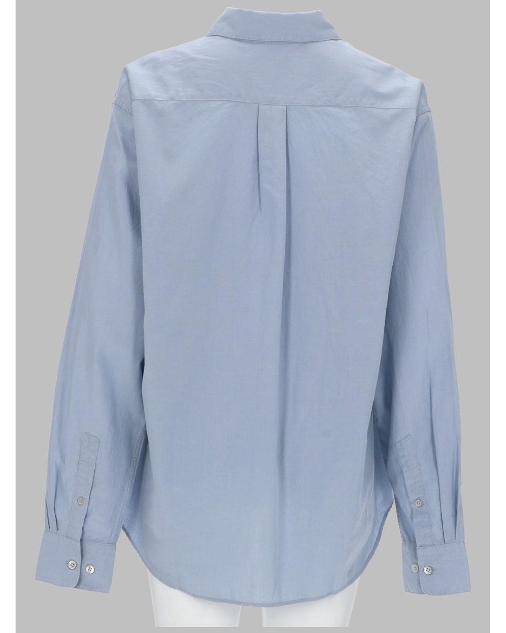 Our Legacy Blue Shirt Forever Lyocell Cotton
