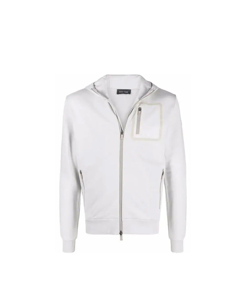 Herno Sweatshirt Met Capuchon in het White