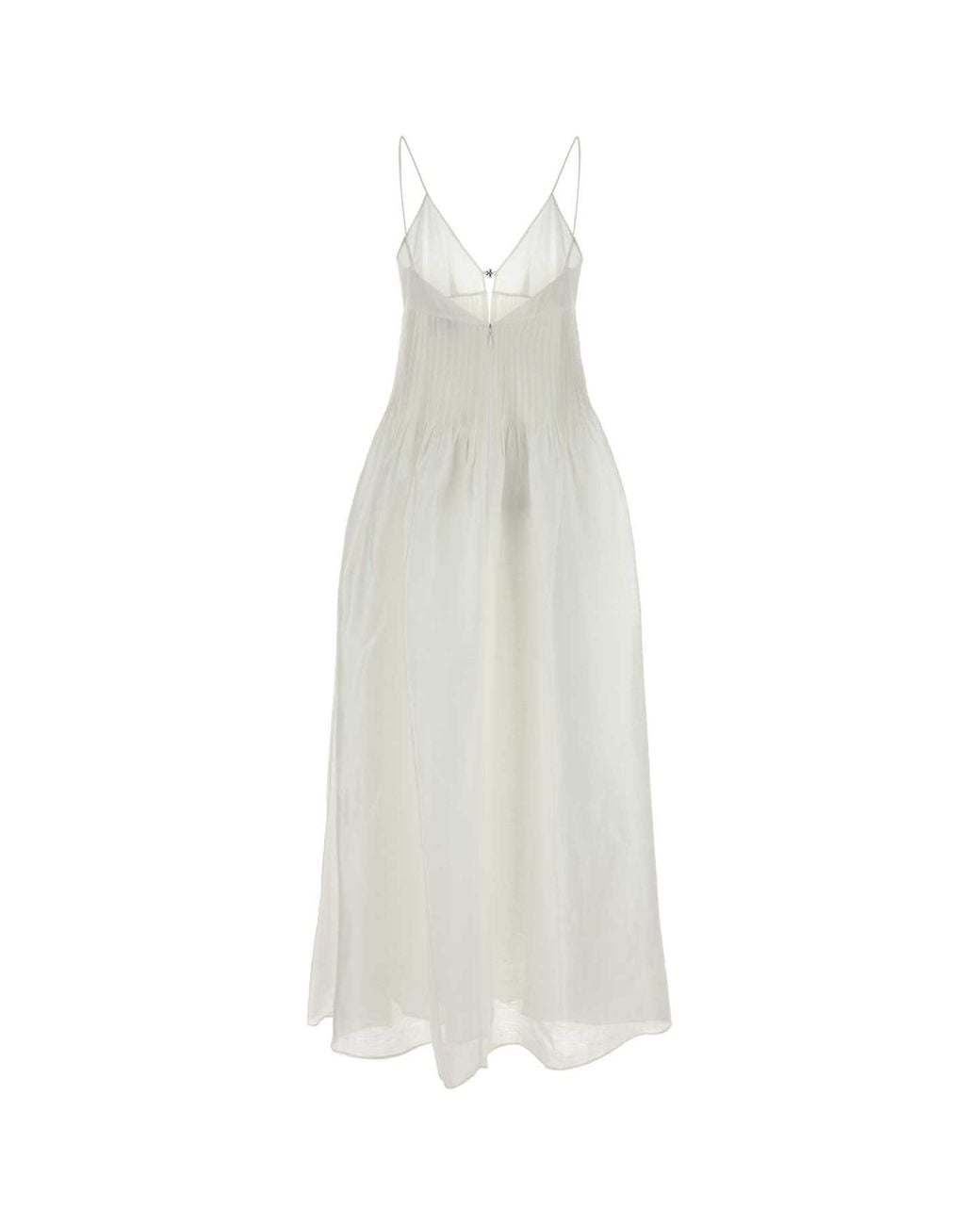 Tory Burch White Waisted Linen Dress