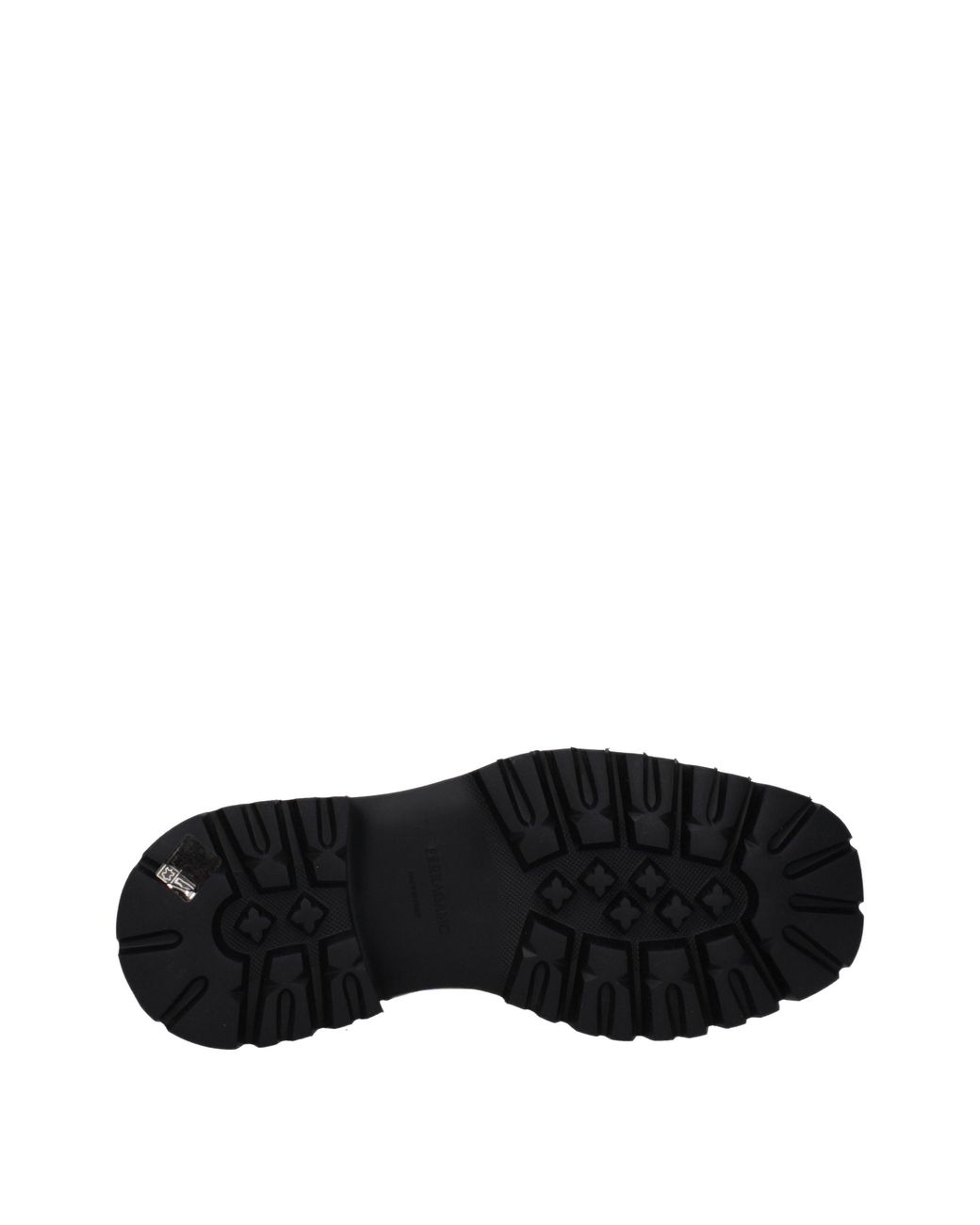 Ferragamo Black Stivaletti Fulvio Uomo Pelle Nero for men