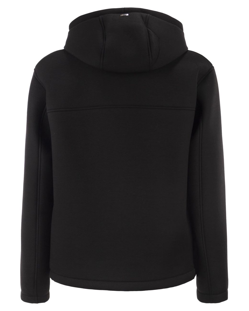 Herno Black 3-Layer Scuba Jacket for men