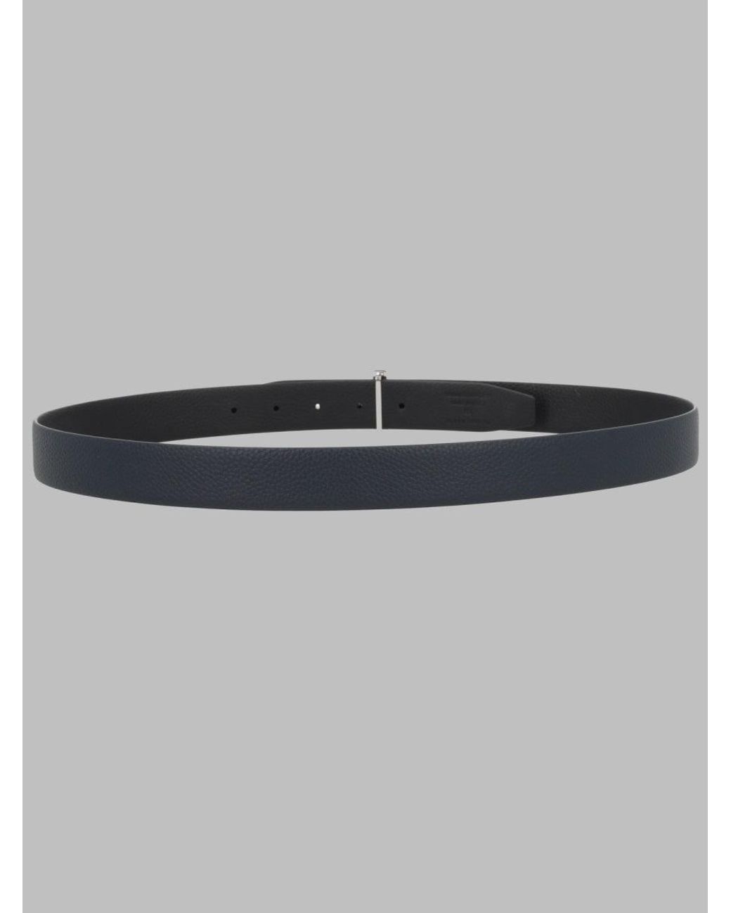Tom Ford Gray Belt T Icon Leather
