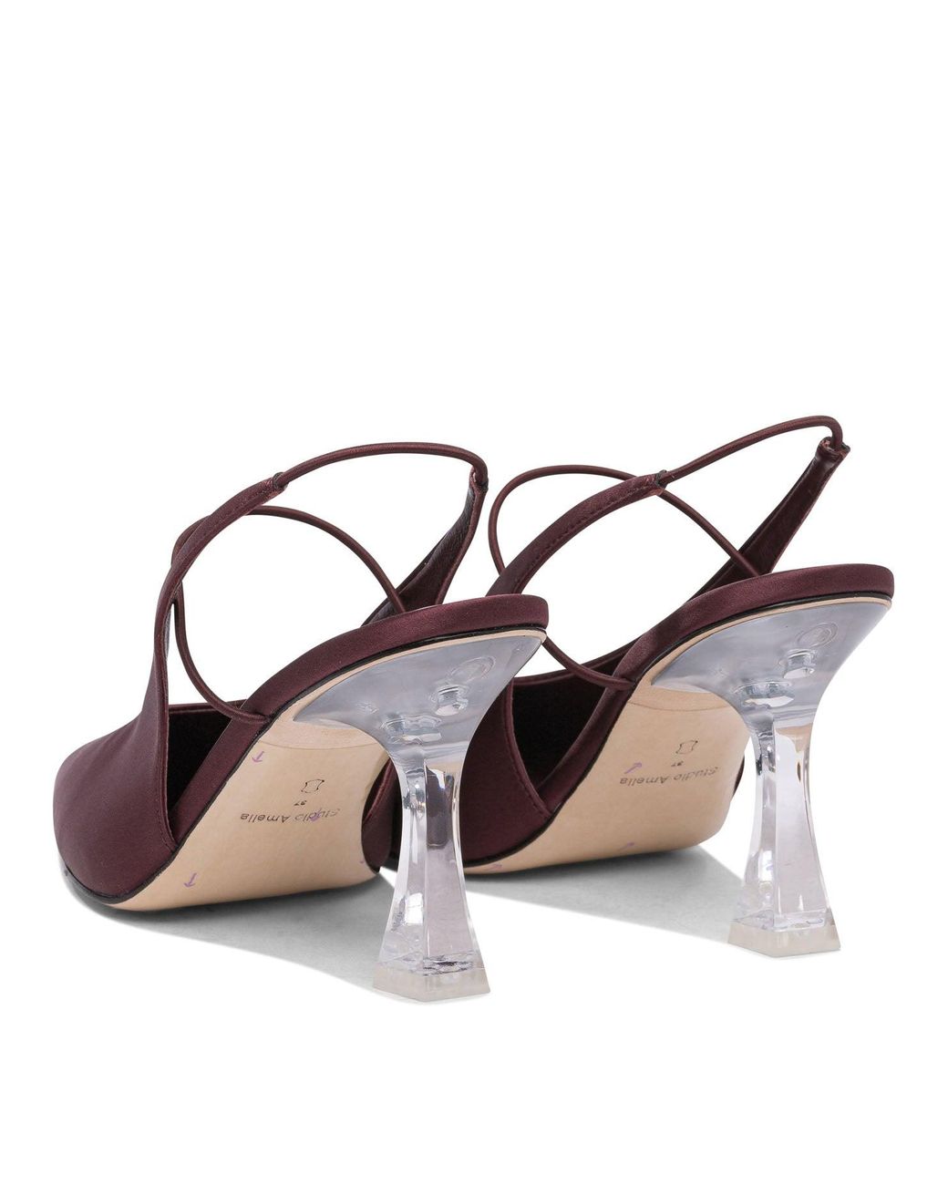 STUDIO AMELIA Brown Heeled Schuhe