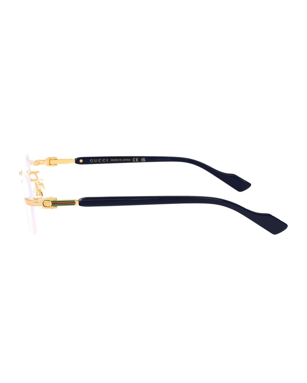 Gucci Metallic Metal Glasses for men