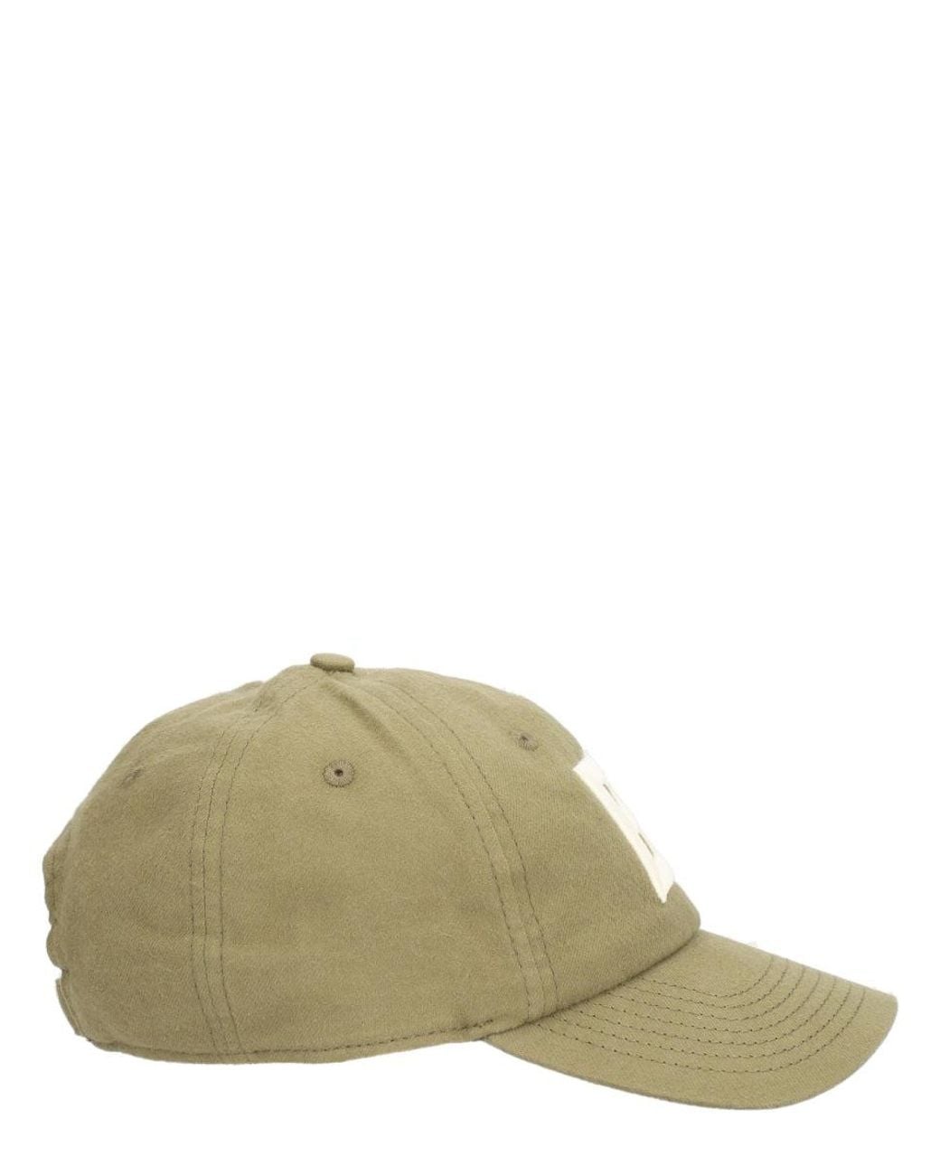 Bally Green Cotton Baseball Cap for men