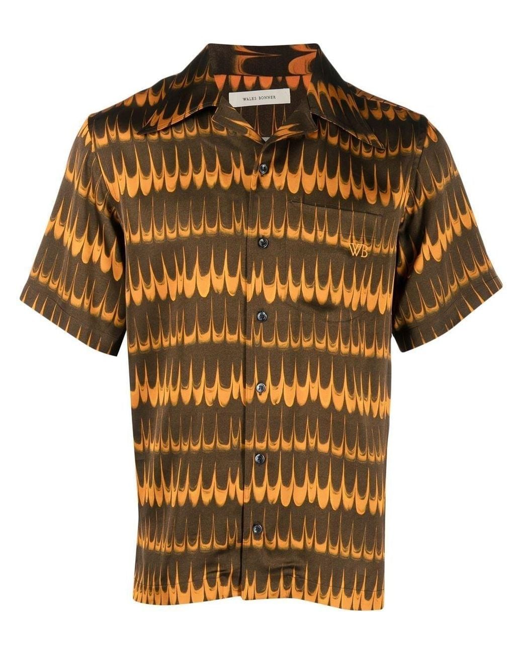 Wales Bonner Yellow Rhythm Shirt for men