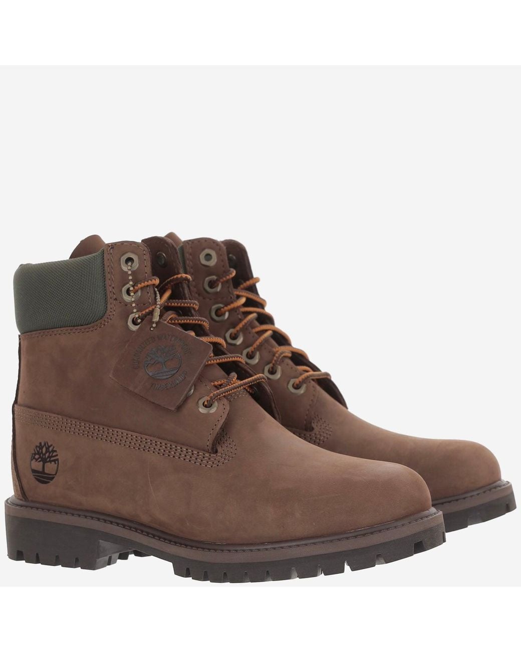 Timberland Brown Heritage Suede Boots for men
