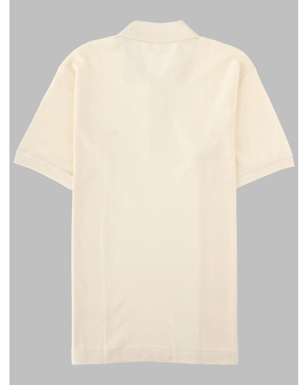 Lacoste Natural Polo Con Logo