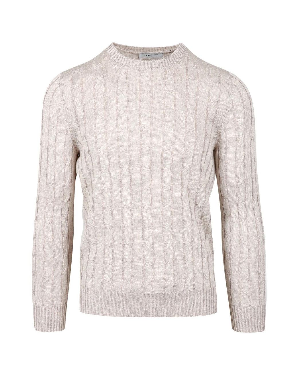 Gran Sasso Pullover beige in Natural für Herren