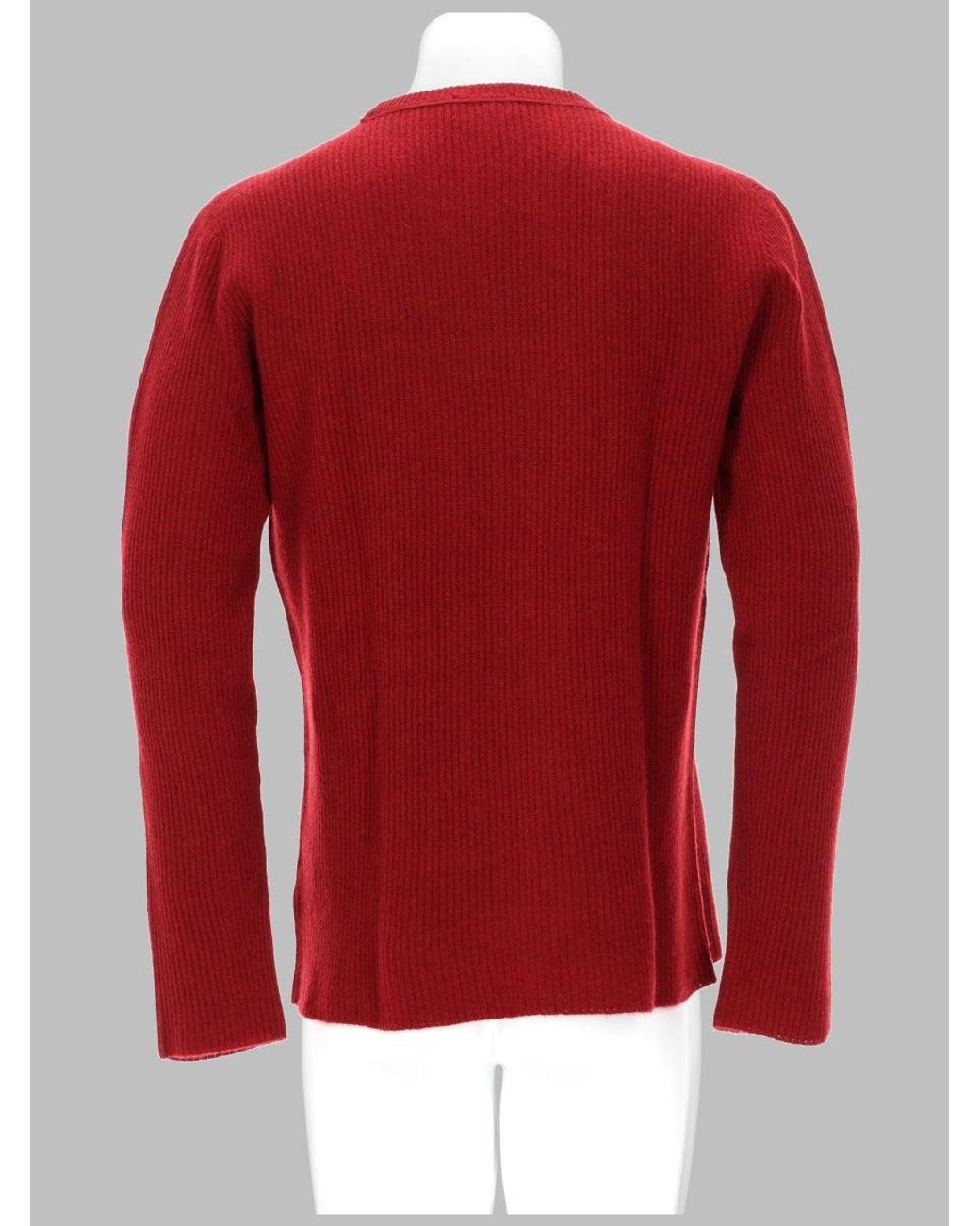 Roberto Collina Red Sophisticated Sweater (Medium) for men
