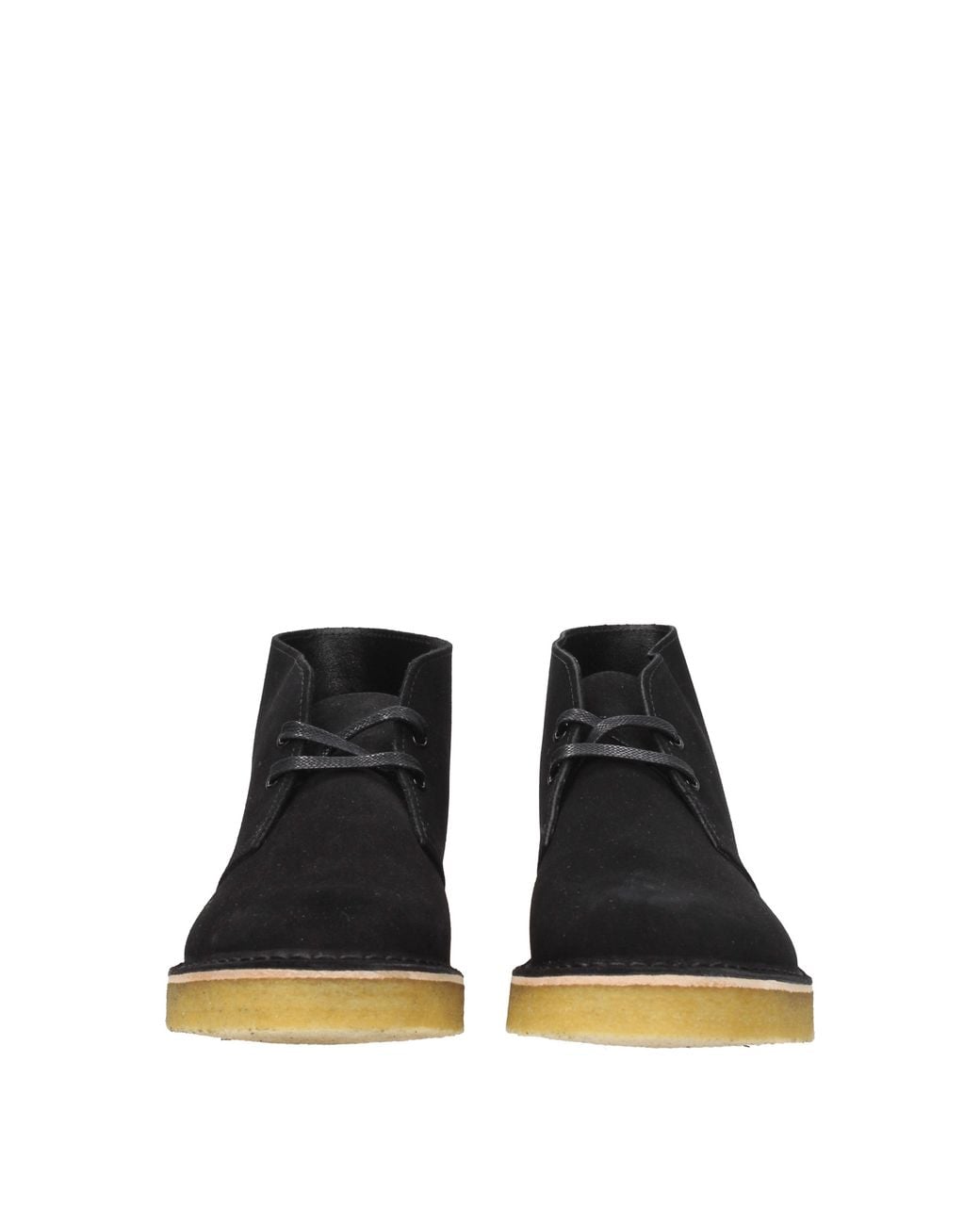 Clarks Blue Stivaletti Uomo Camoscio Nero for men
