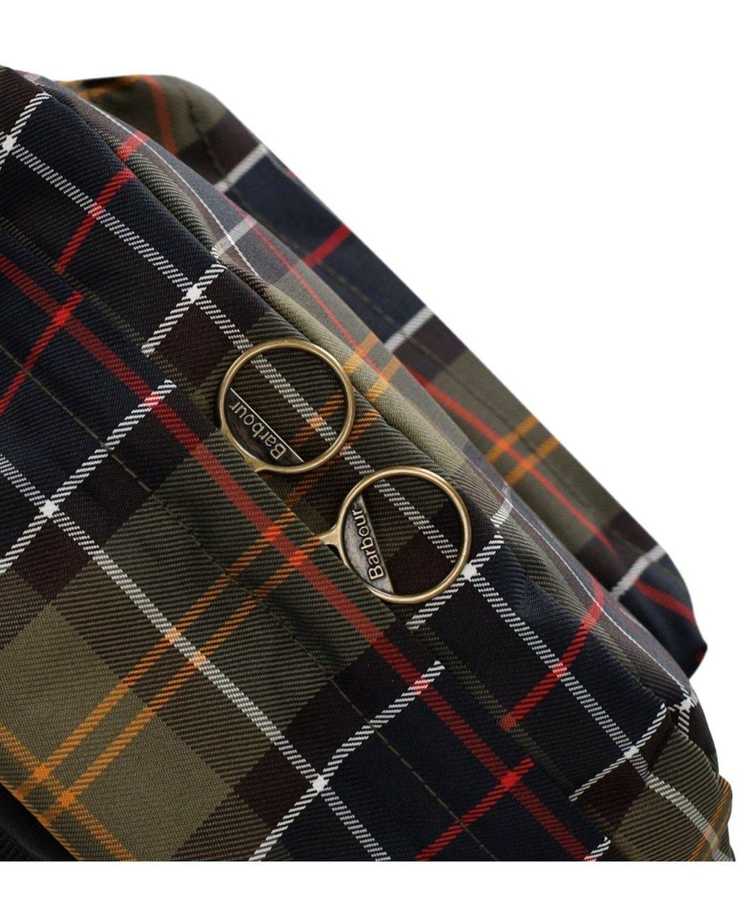 Barbour Gray Torridon Classic Tartan Backpack for men