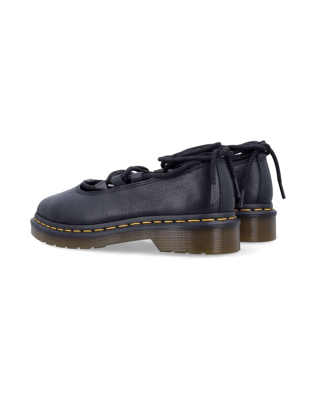 Dr. Martens Blue Elphie Ii Leather Ballerina Shoes