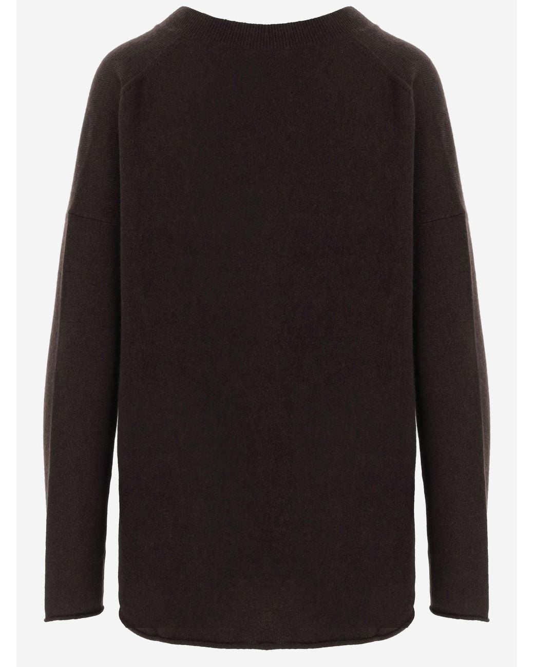 Allude Black Cashmere Sweater