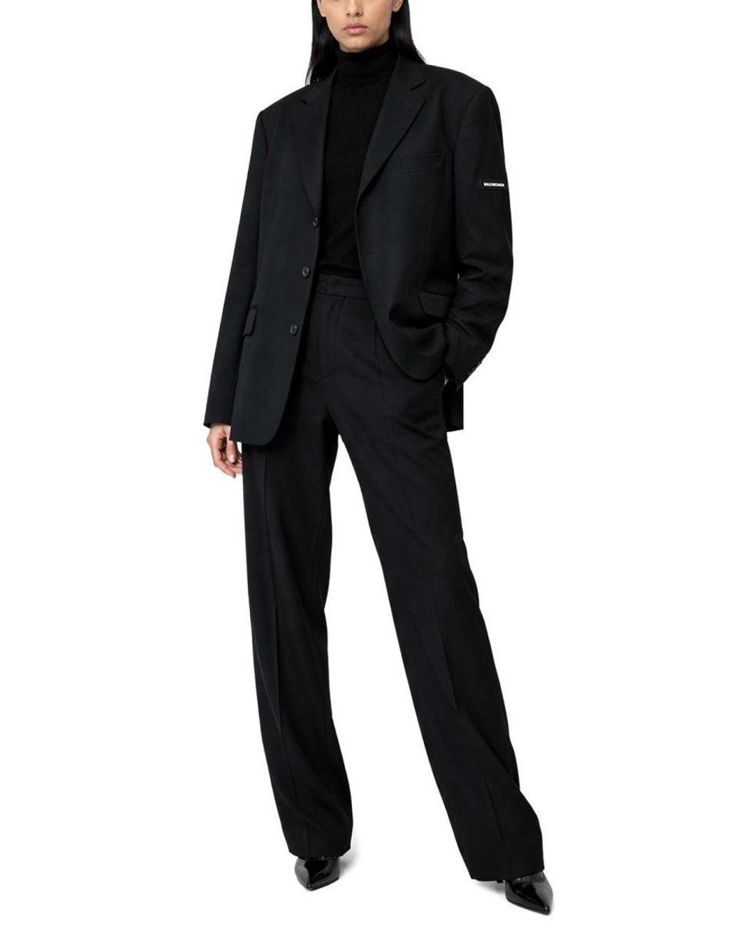 Balenciaga Black Tuxedo Pants