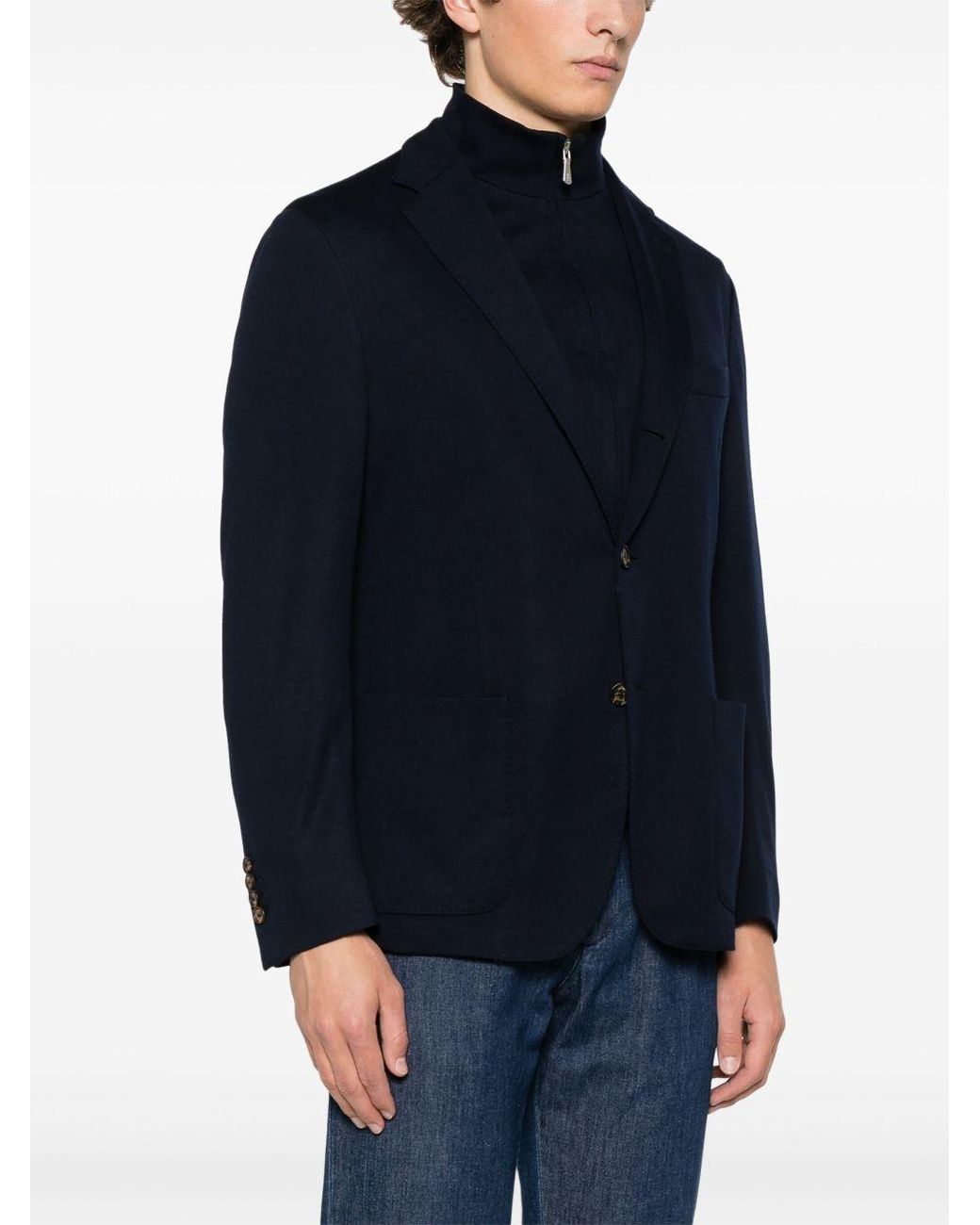 Blazer A Capas Eleventy de color Blue