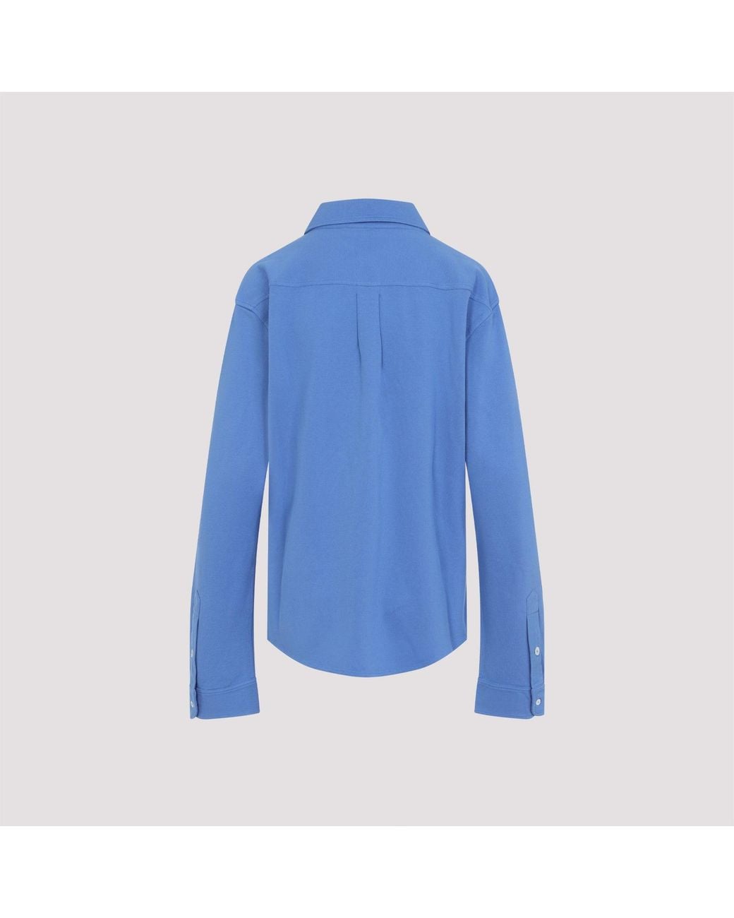 Miu Miu Blue Piquet Shirt