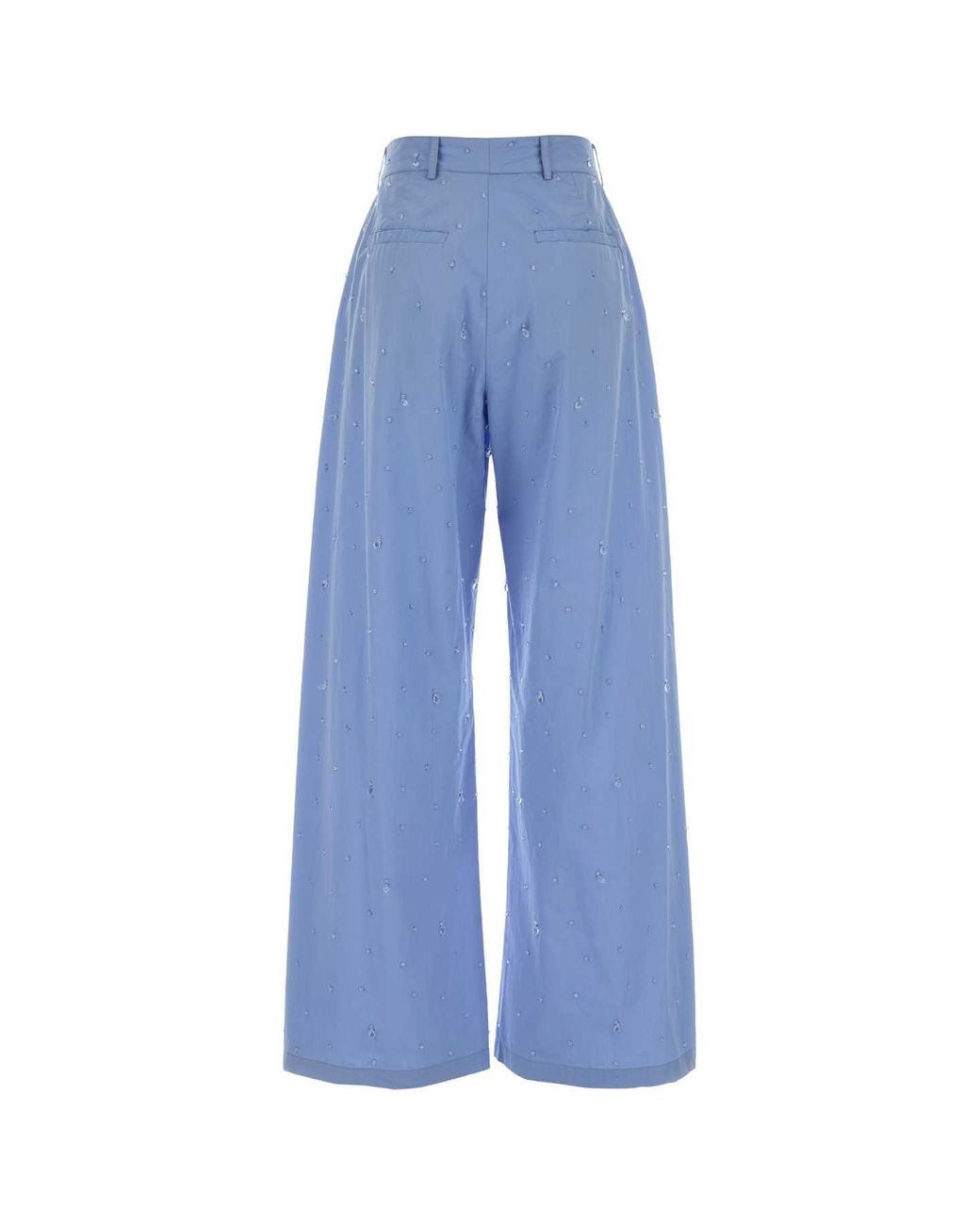 GIUSEPPE DI MORABITO Blue Pantalone Con Applicazione