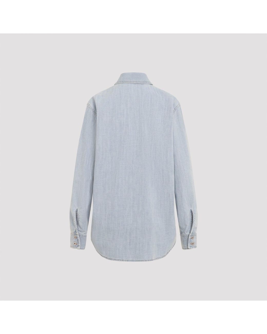 Bottega Veneta Blue Chambray Shirt