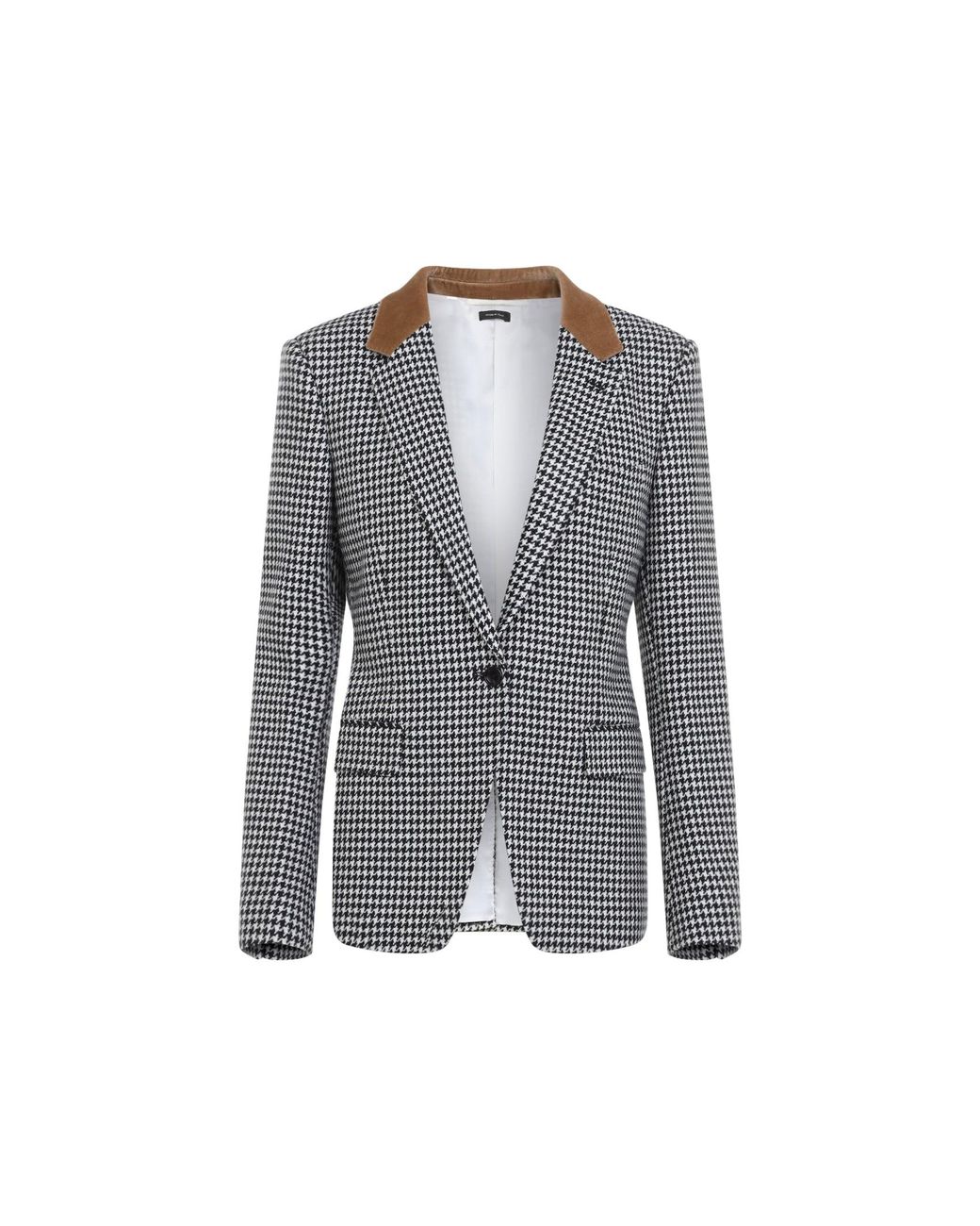 Tom Ford Gray Houndstooth Cashmere Jacket