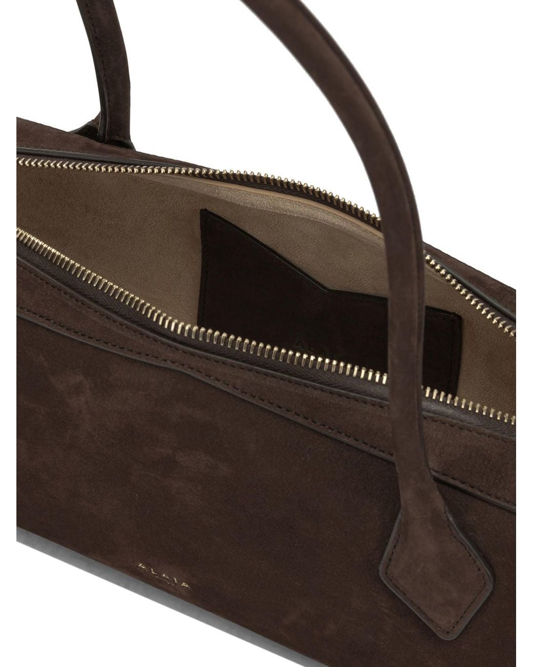 Alaïa Brown "Teckel" Medium Shoulder Bag