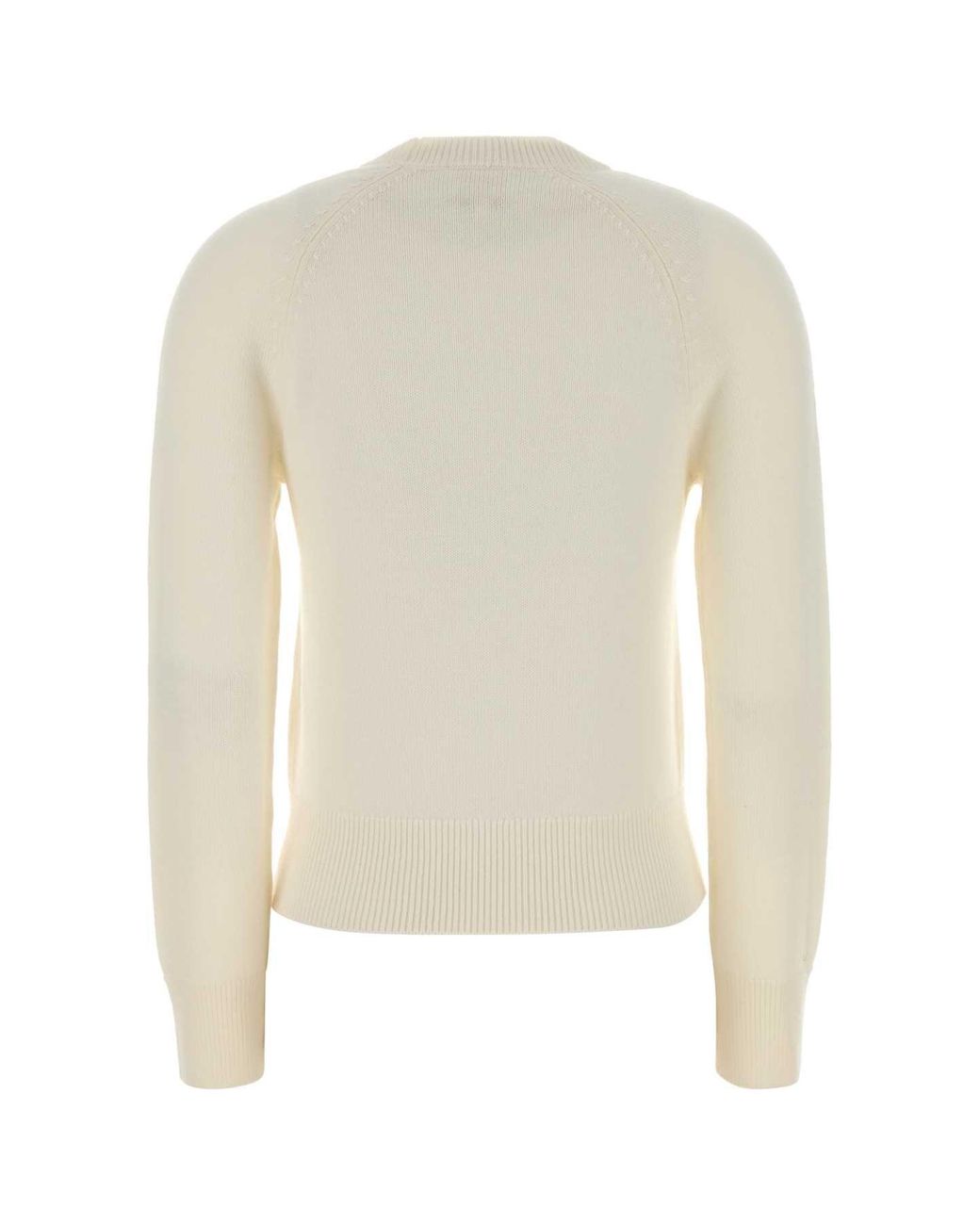 A.P.C. White A. P.C. Soft Virgin Wool Sweater