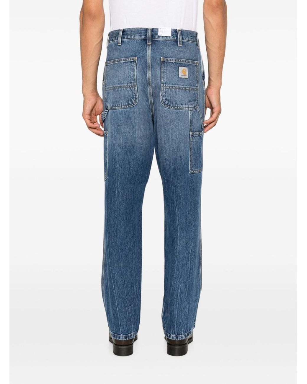 Carhartt Blue Denim Cotton Jeans