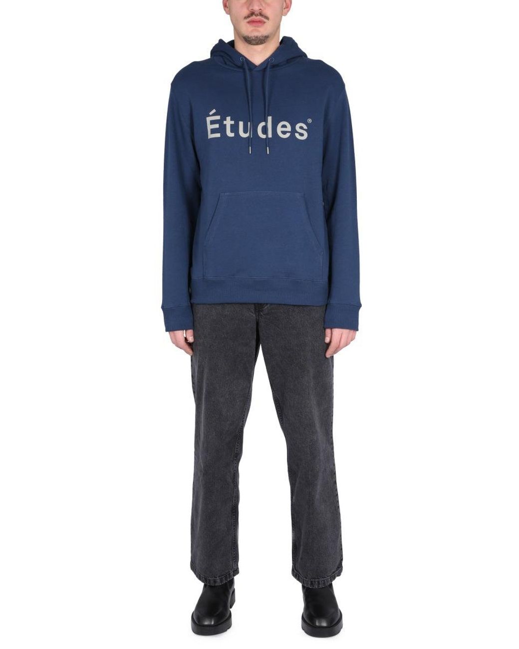Etudes Studio Blue Hoodie for men
