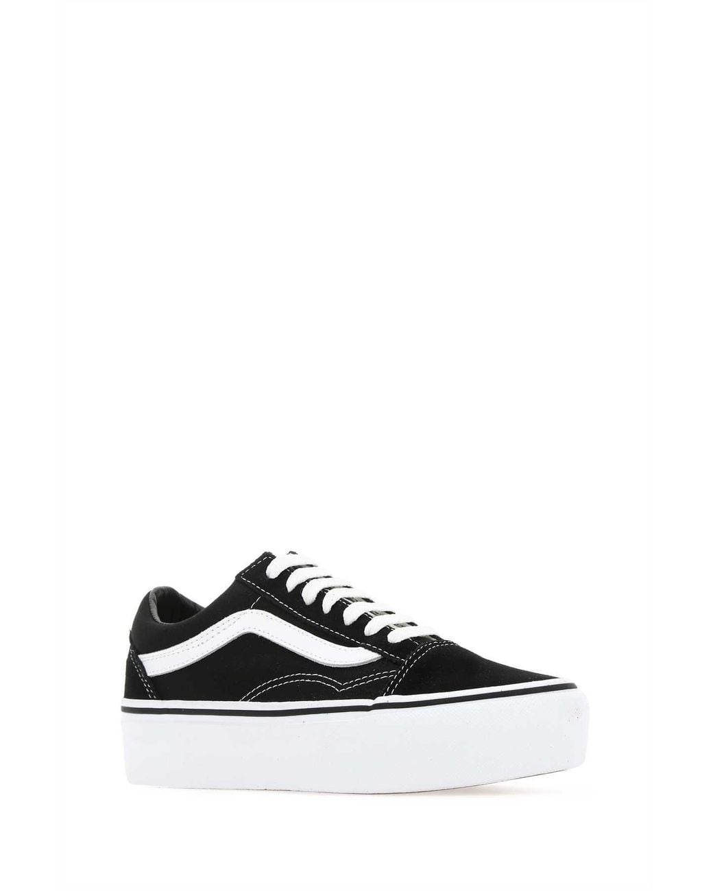 Vans Black Fabric Old Skool Platform Sneakers