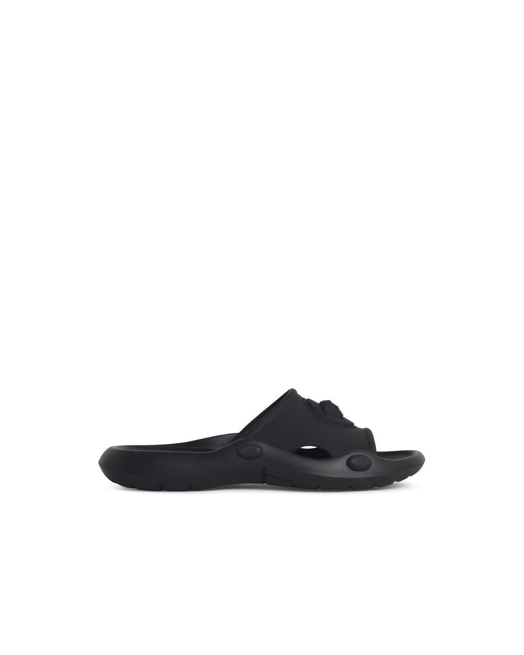 Versace White Rubber Slippers