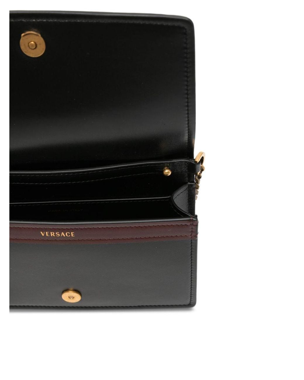 Versace White Emblème Leather Mini Bag
