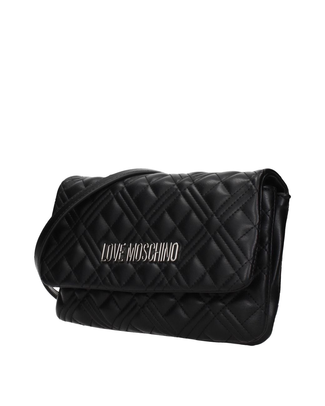 Love Moschino Black Polyurethane/ Pochette